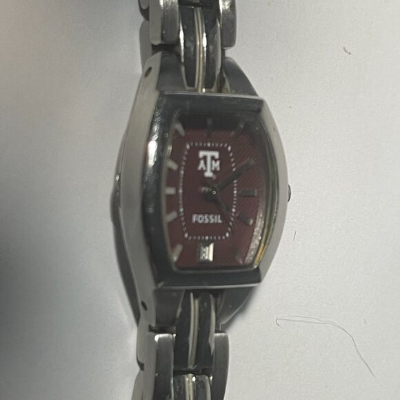 Texas A&M Aggies NCAA Stainless-Steel Bracelet Watch by Fossil - Picture 2 of 6